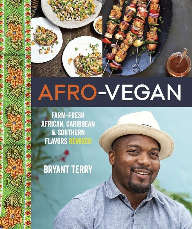 Cover of book titled "Afro-Vegan", authored by Bryant Terry