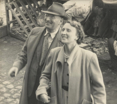 Shirley Shebbeare's parents, Harry and Nora